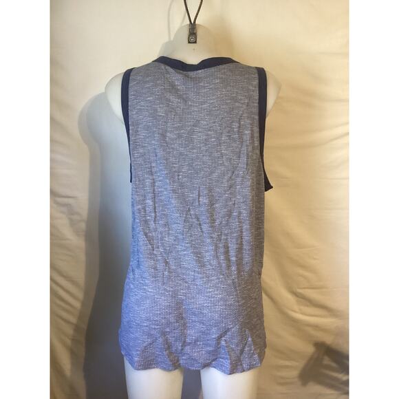 3035 NWOT Stitchfix Pink Clover Womens Tank Top Gray w/Gray Trim Size XL - Picture 2 of 4